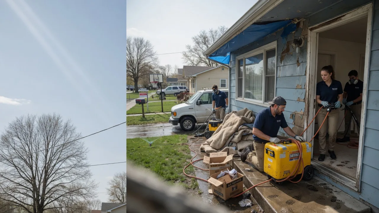 Basement Flood Cleanup in Alexander, KS near me